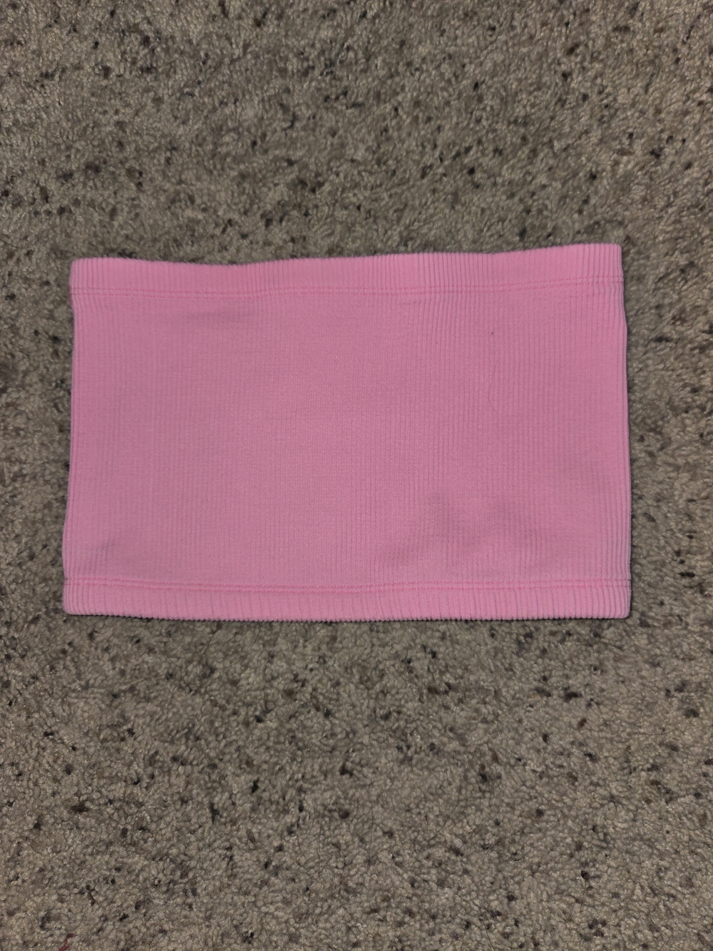 Pink Ribbed Tube Top - Picture 2 of 7